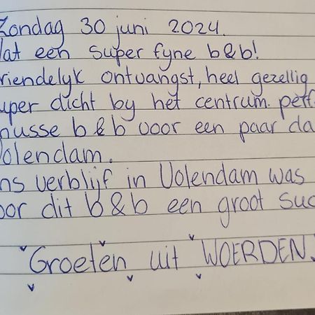 B&B Casandra Volendam Bagian luar foto
